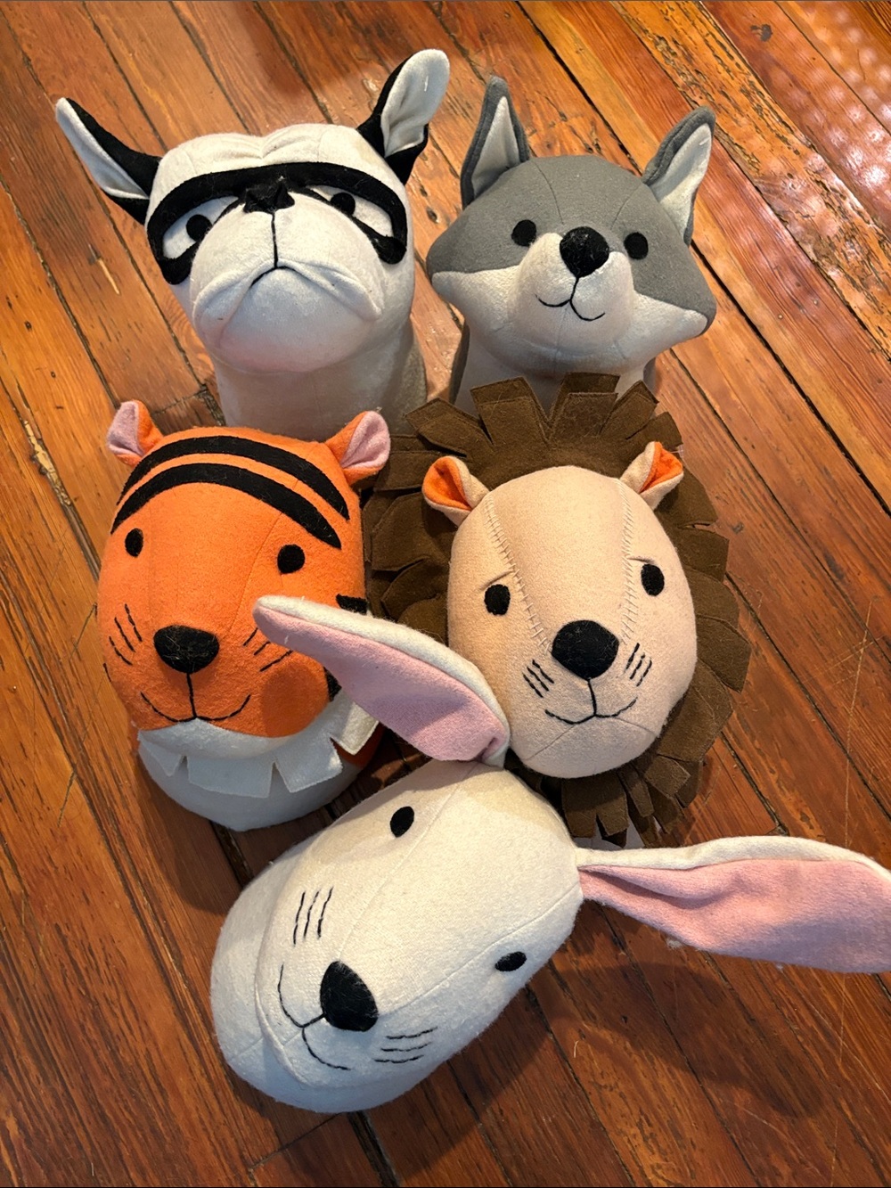 Target Pillowfort Felt Animal Wall Heads Decor Set - Bundle of 5